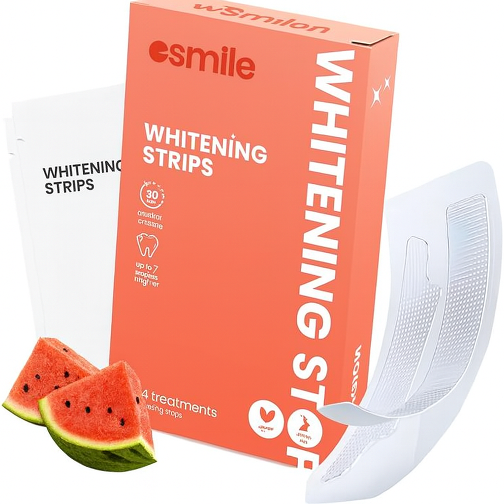 Watermelon-Teeth Whitening Strips – Fast, Safe & Professional At-Home Whitening (14 Strips)